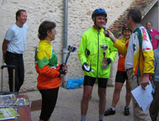 Photo des cyclotouristes des randonneurs du Perray